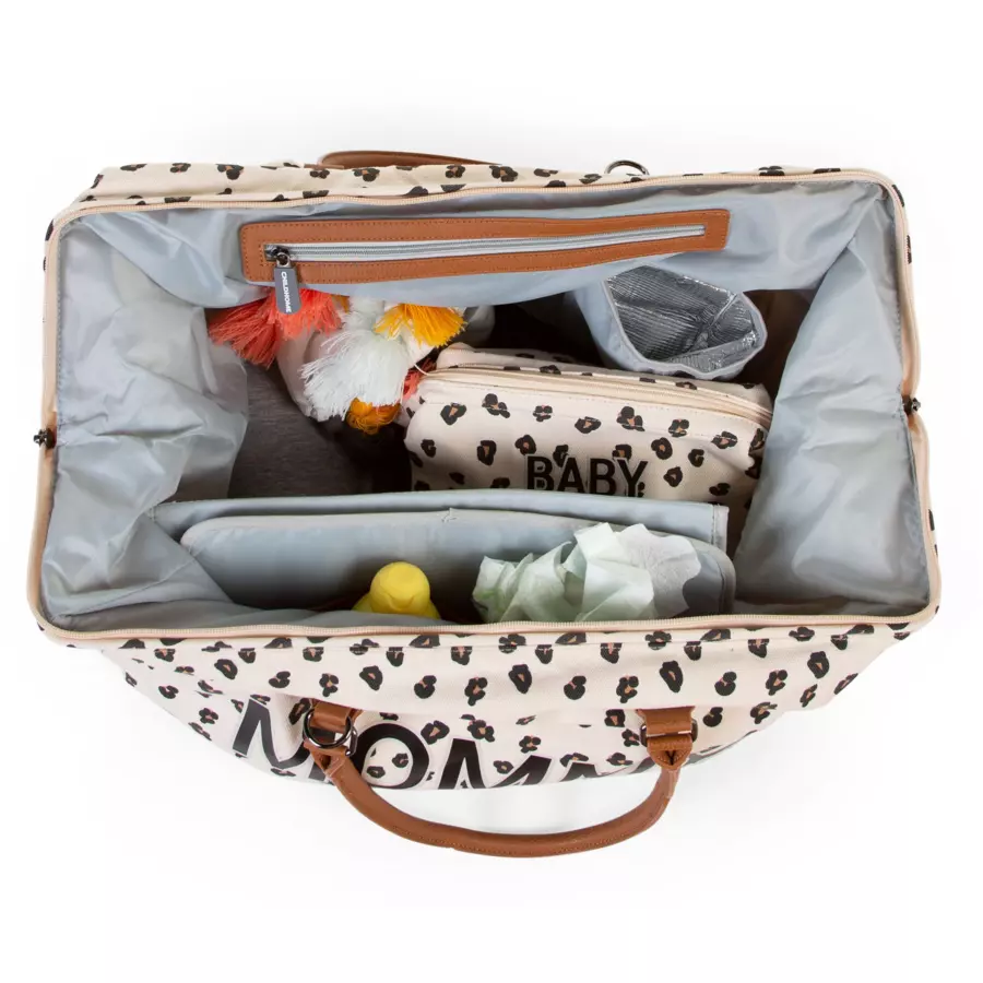 CHILDHOME Mommy Bag Leopard
