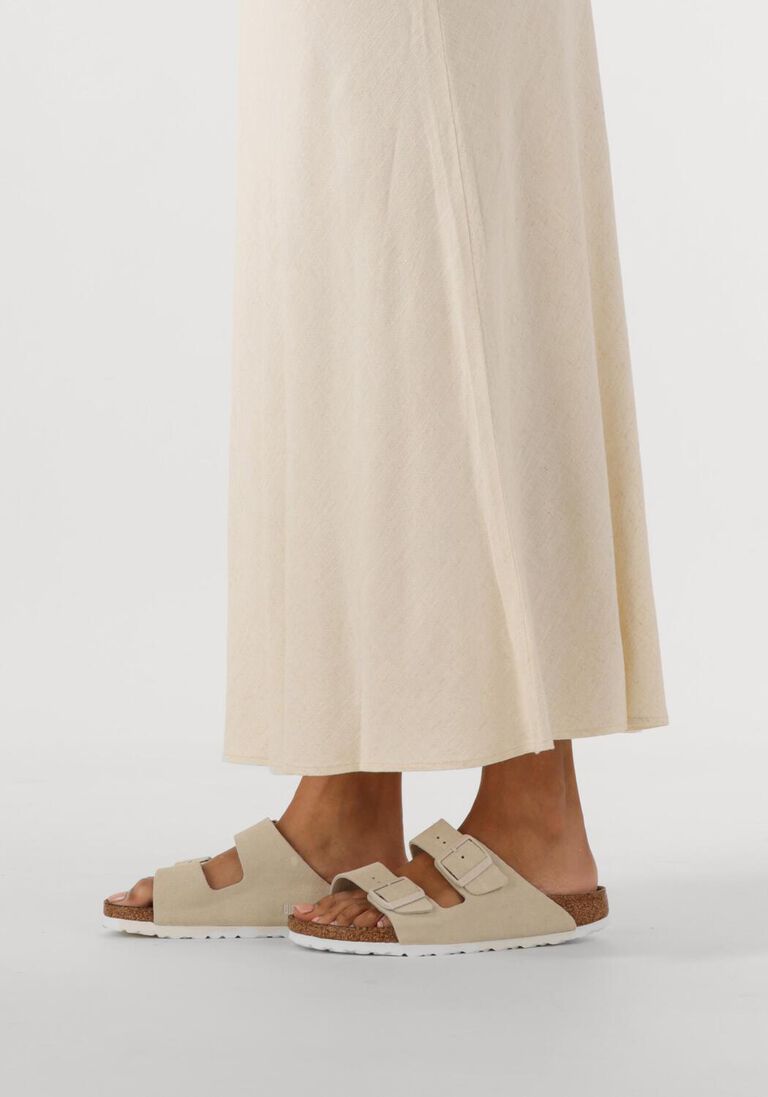 beige birkenstock teenslippers arizona soft