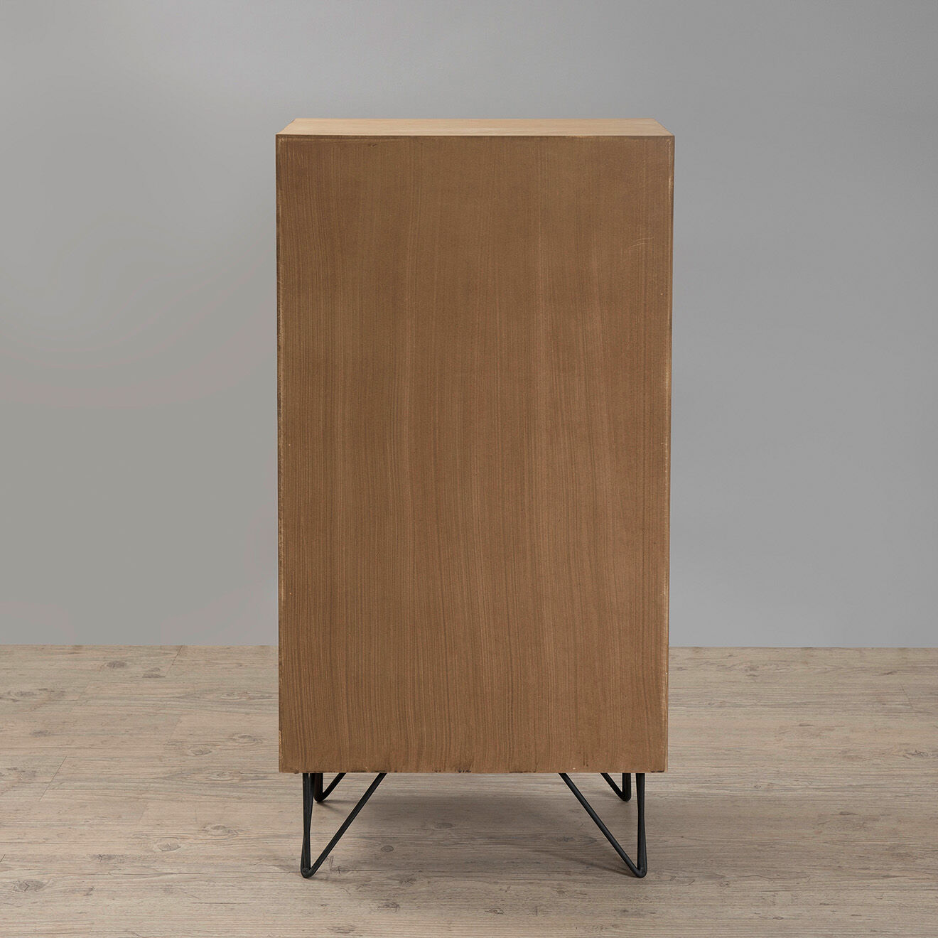 Macabane Chiffonier 4 tiroirs Margaux marron - 48x34.5x96 cm