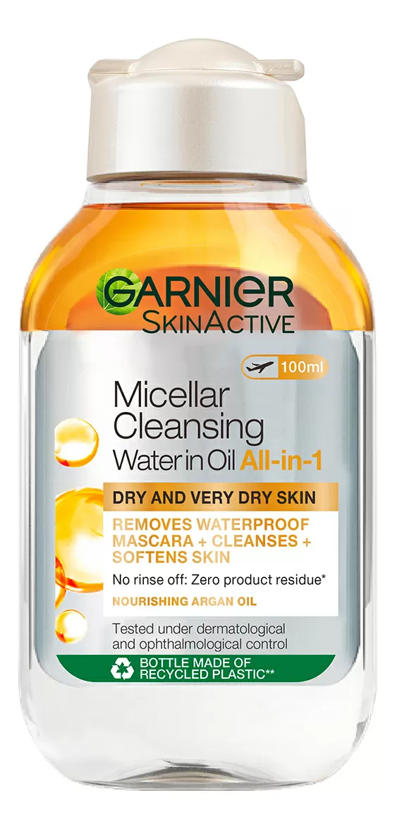Garnier Skinactive Micellar Micellar Water For Dry Skin - 100 ml.