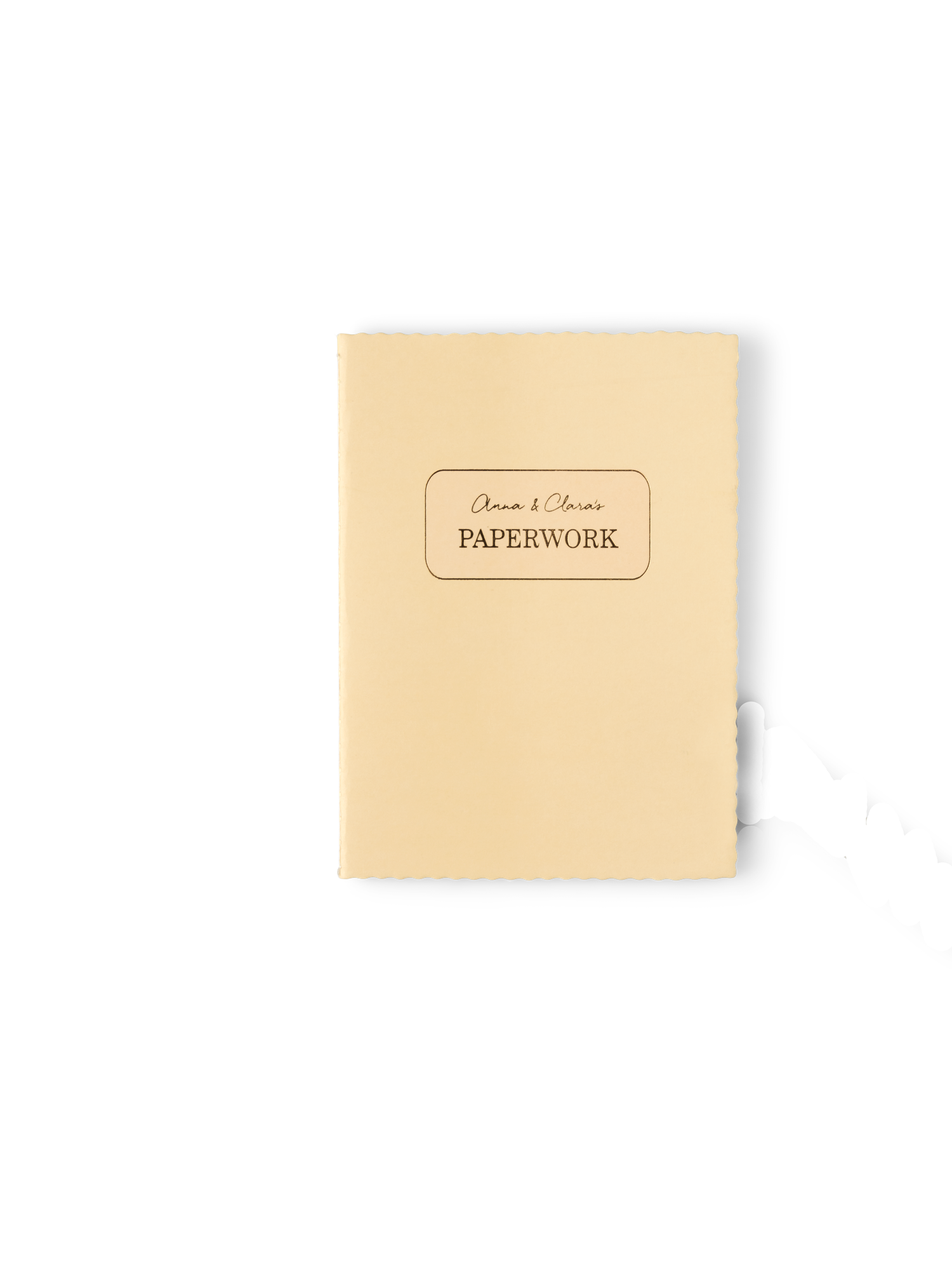 Notesbog med linjeret papir A6 | Papir. A4. 80 gsm. 80 sider.   | Light Olive