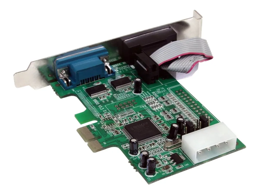 StarTech.com 2 Port Native PCI Express RS232 Serial Adapter Card with 16550 UART (PEX2S553) - Seriel adapter - PCIe lavprofil - RS-232 x 2 - for P/N: BNDTB10GI, BNDTB210GSFP, BNDTB310GNDP, BNDTB410GSFP, BNDTB4M2E1, BNDTBUSB3142