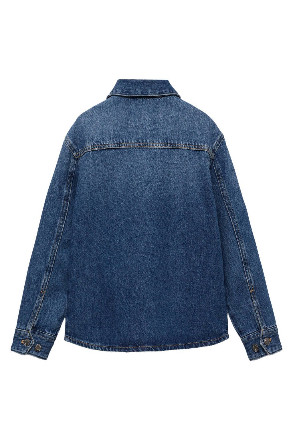 Mango Kids denim overhemd dark blue denim