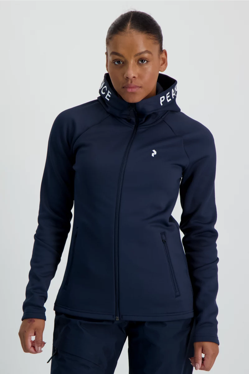 PEAK PERFORMANCE Rider Zip Hood Damen Midlayer