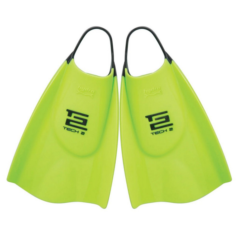 PALMES DE BODYBOARD HYDRO TECH 2 FINS JAUNE