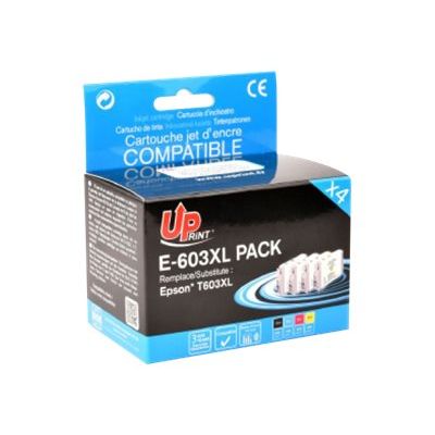 Cartouche compatible Epson 603XL Etoile de mer - pack de 4 - noir, cyan, magenta, jaune - Uprint