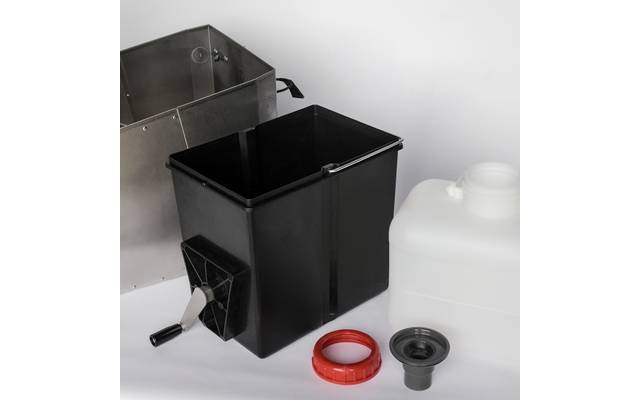 Biotioo 2.0 RL Trockentrenntoilette mit Kompostierfunktion 10 Liter Urintank 25 Liter Feststoffbehälter