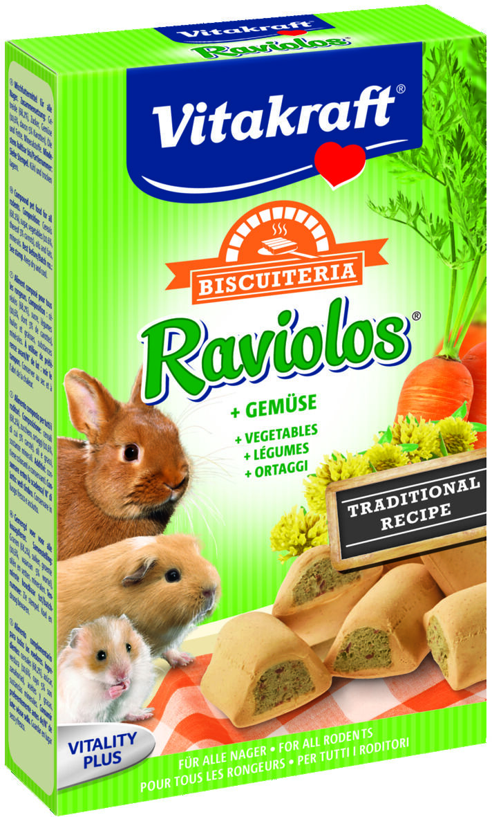 Vitakraft Raviolos - Knaagdierensnack - 100 Gram - wortel