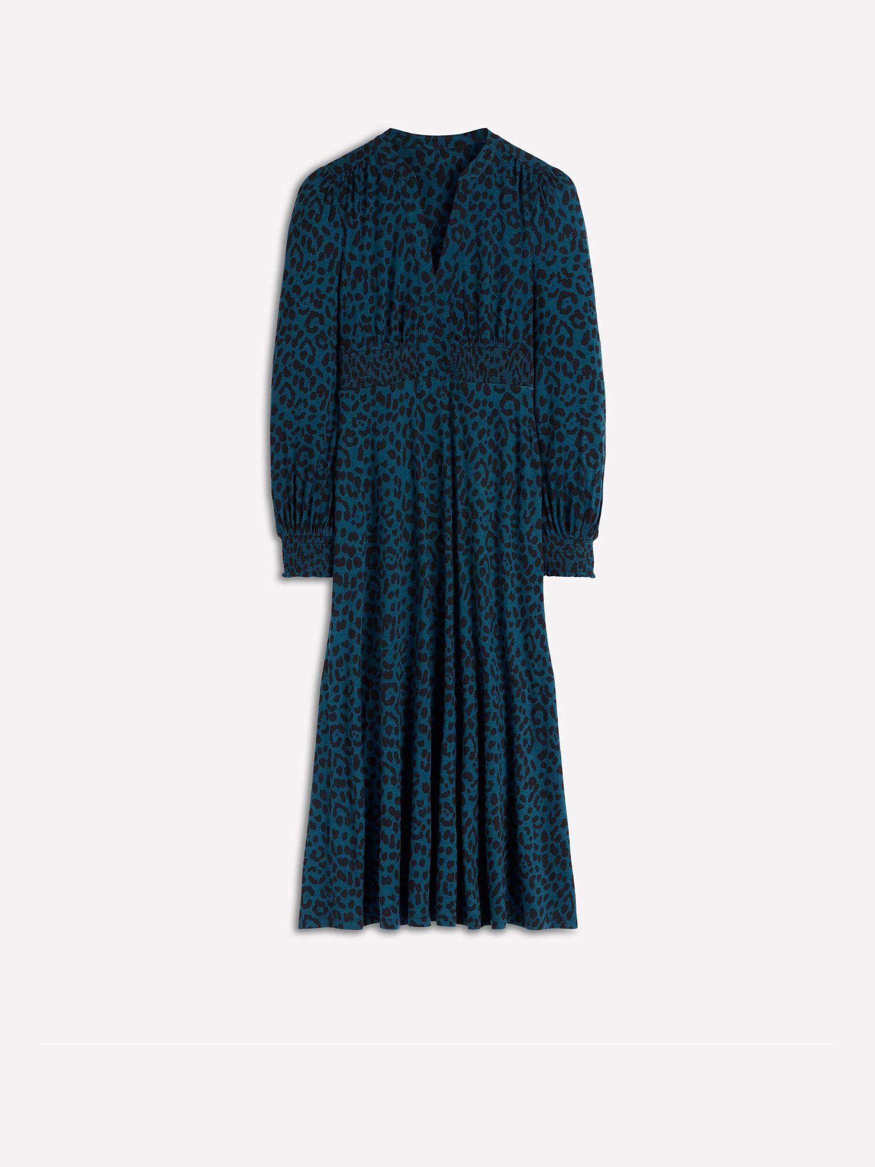 Boden Ivy gesmokte midi-jurk