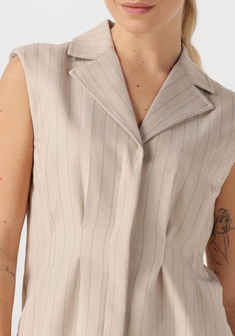 beige bruuns bazaar gilet urwa waistcoat