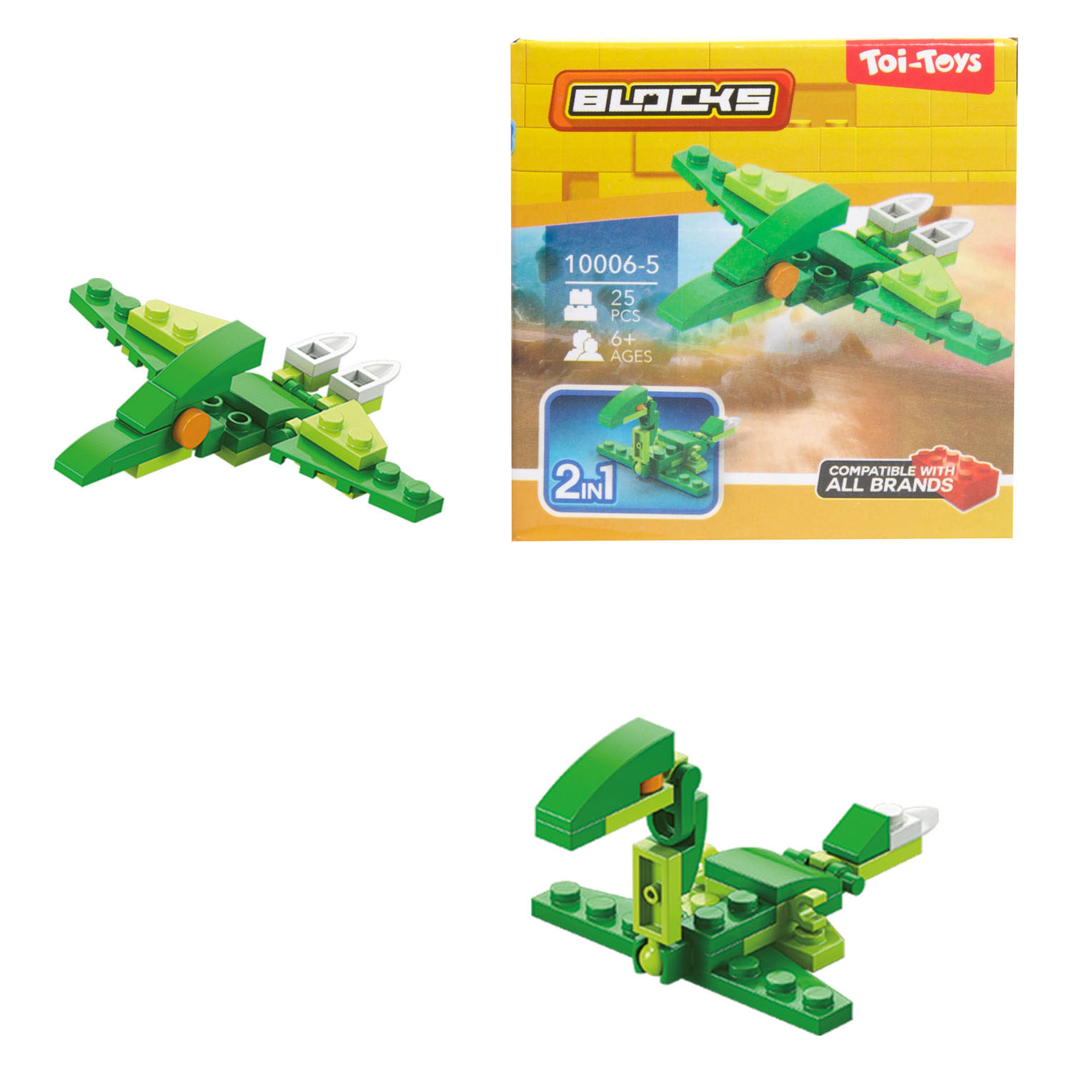 Blocks Bouwstenen Dino Robot
