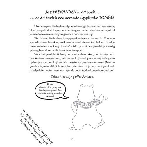 Uitgeverij volt ontsnap uit dit boek! egypte
