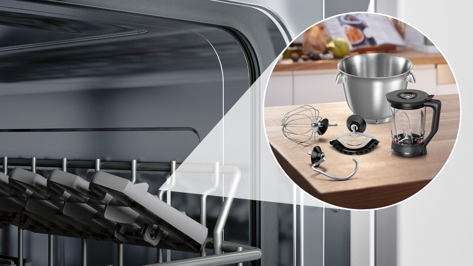PRODUTO RECONDICIONADO # Processador de Alimentos OptiMUM Série 8 com Balança 1600 W Aço Inoxidável, Preto MUM9YX5S12B
