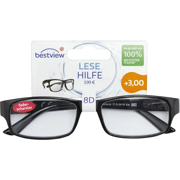 Lesehilfe Modell 8D, + 3,0 Dioptrien