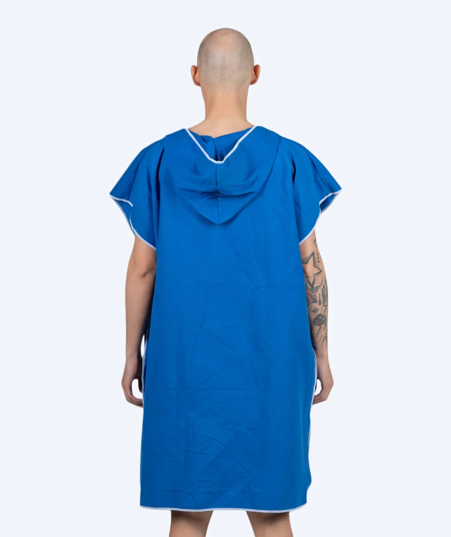 Watery badeponcho til voksne - Microfiber - Royal Blue