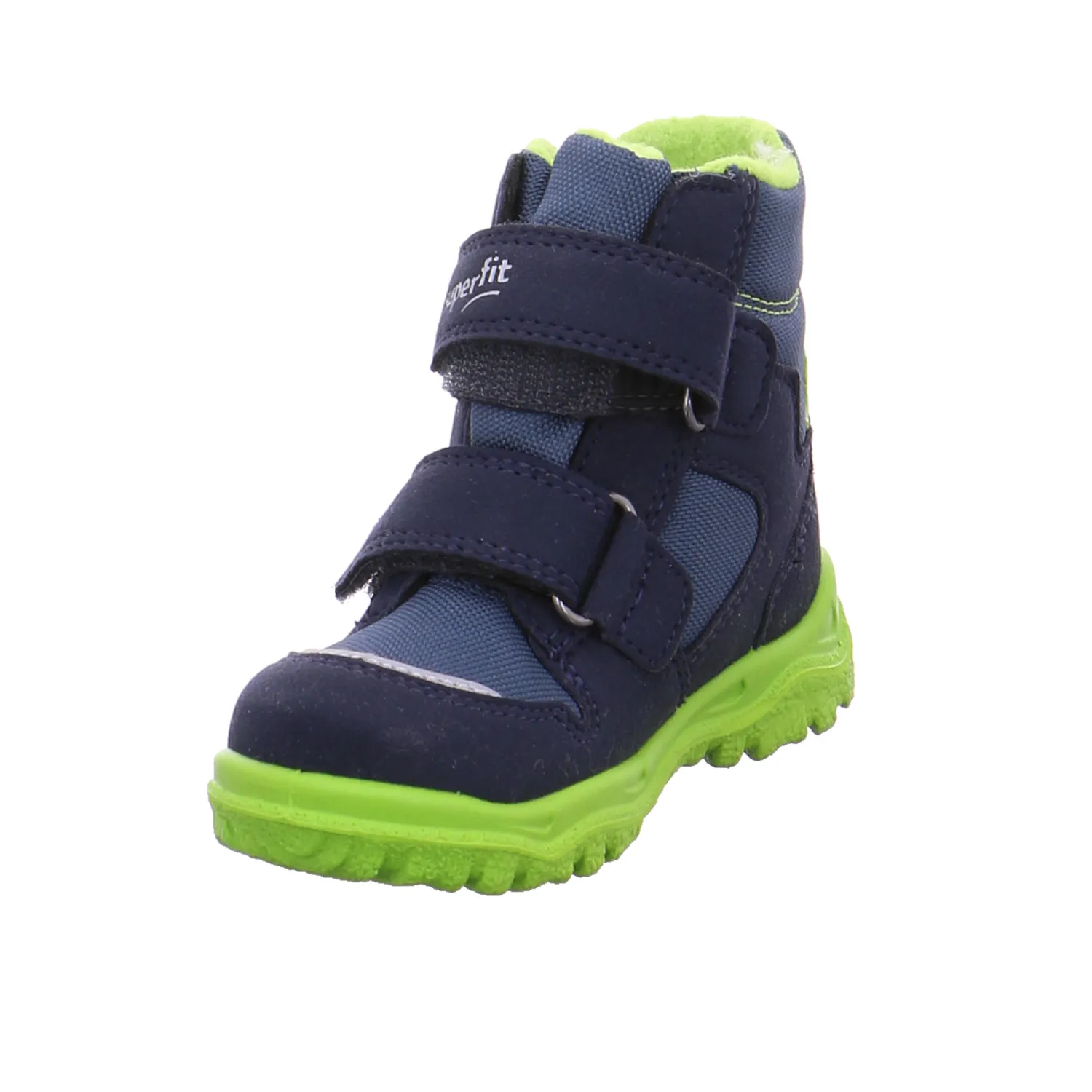 SUPERFIT Kleinkinder-Snowboot  Membran Blau Textil  Baby-Winterstiefel