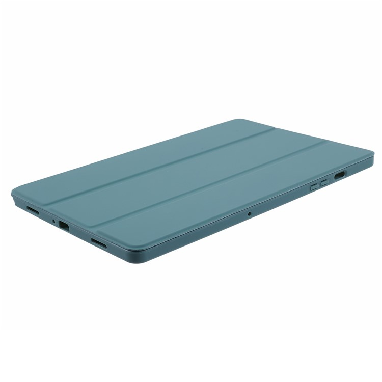 Samsung Galaxy Tab A9  Plus Leder Tasche Flip Cover Hülle - Dunkelgrün
