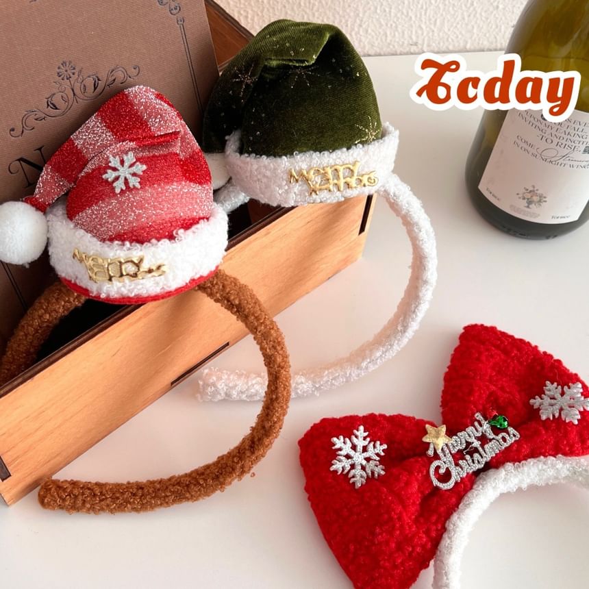 Tuhat - Kerstmuts Hoofdband / Strik Hoofdband