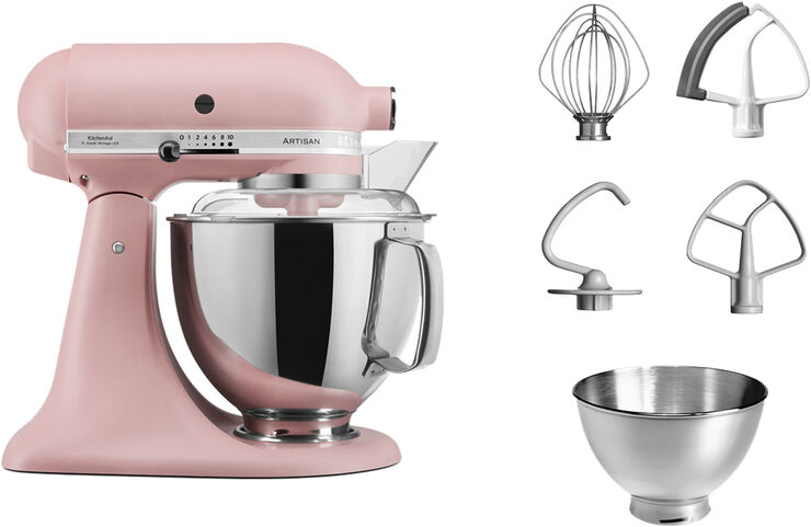 KitchenAid Artisan røremaskine 4,8 l – inkl. ekstra tilbehør Dried rose