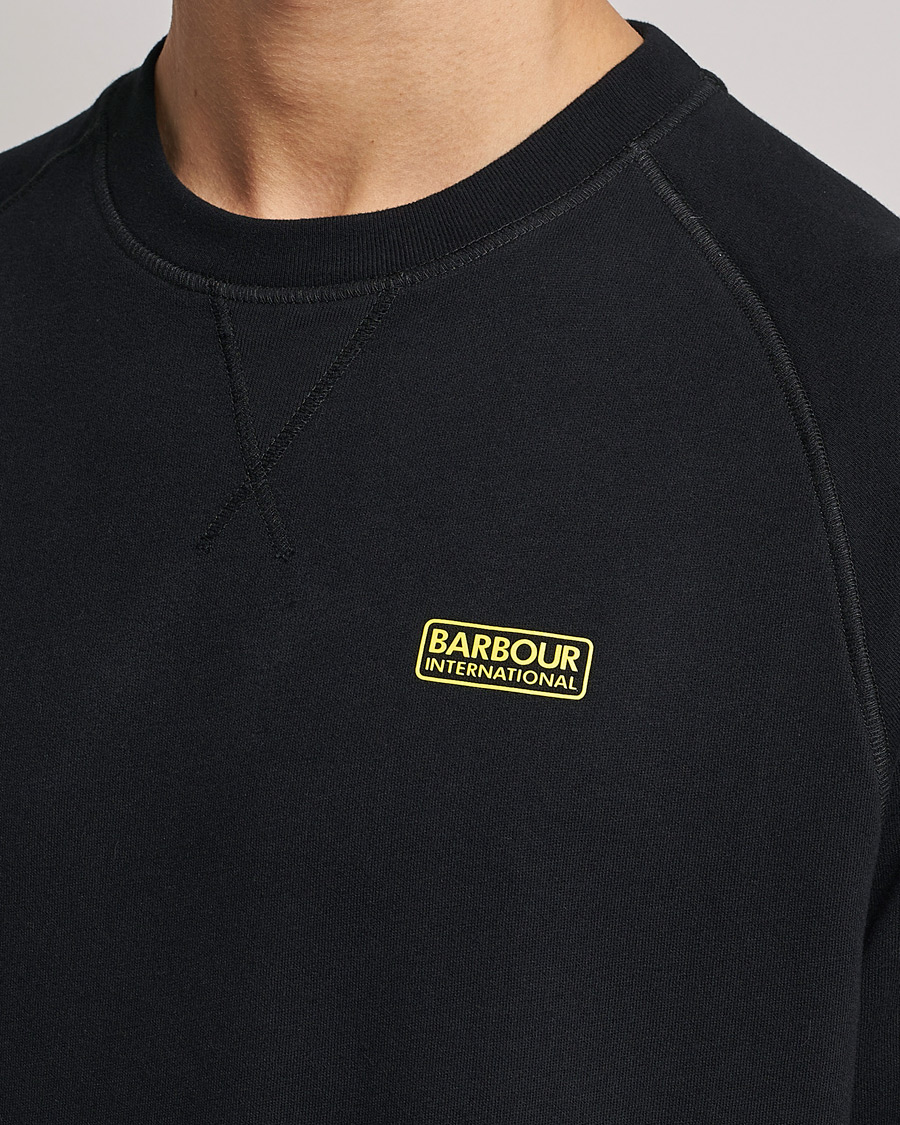 Barbour International Essential Crew Neck Sweat Black
