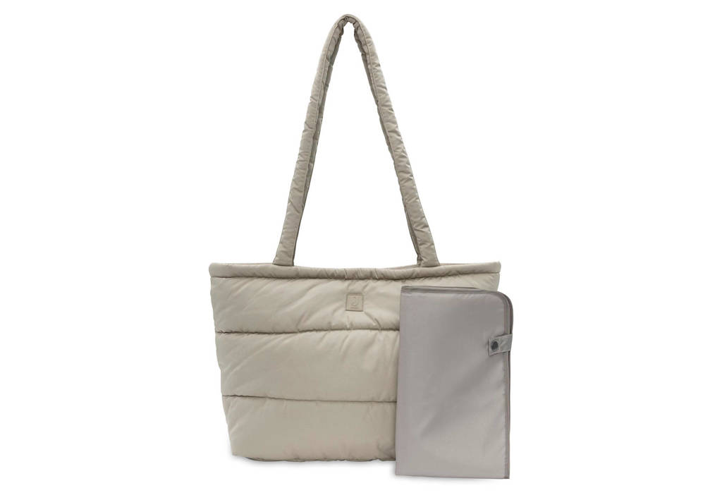 puffed bag mom luiertas - Olive Green
