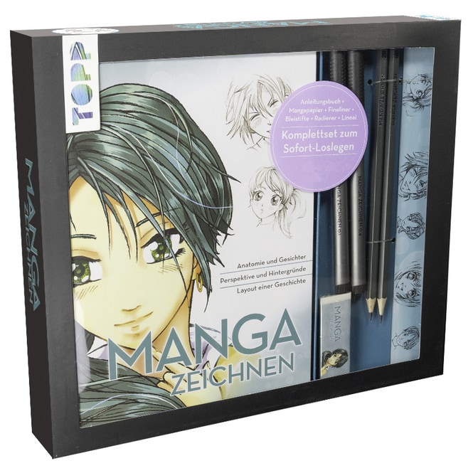 Kreativ-Set Manga zeichnen