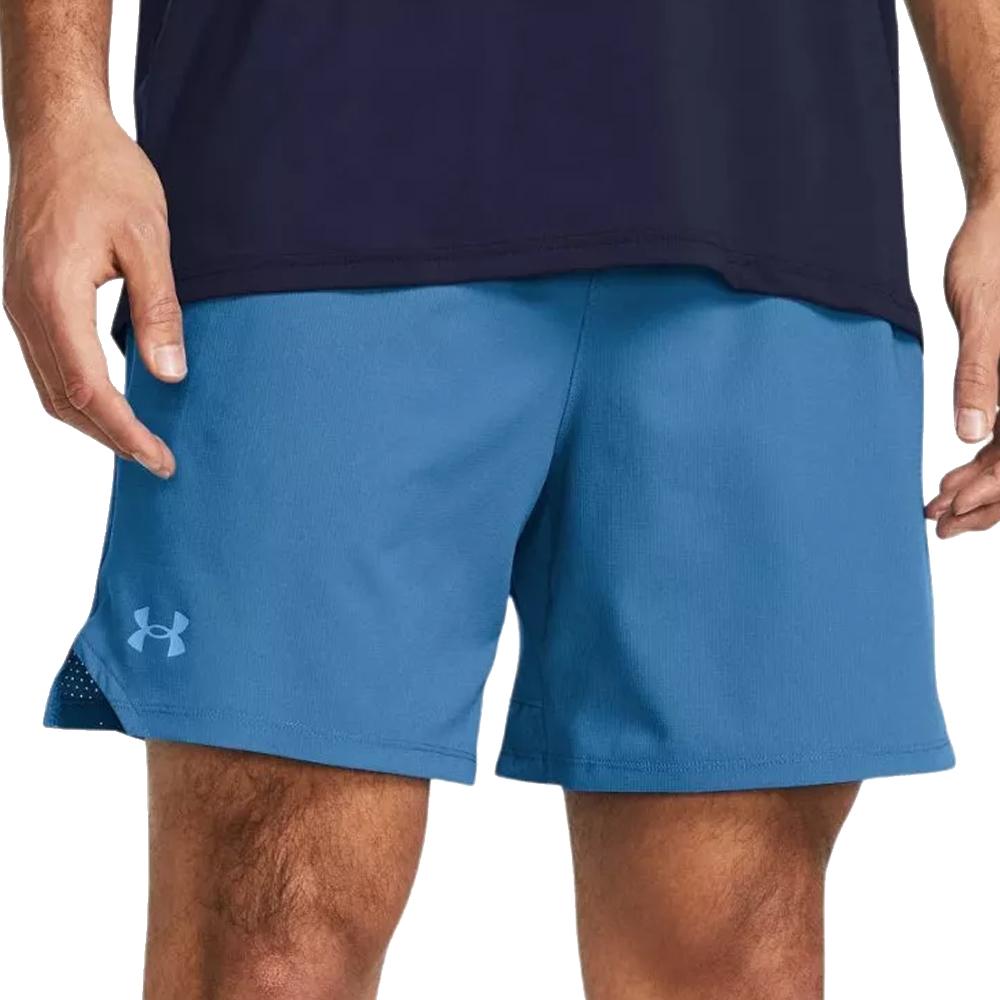 Under Armour Short de Running Bleu Homme Under Armour Vanish Woven
