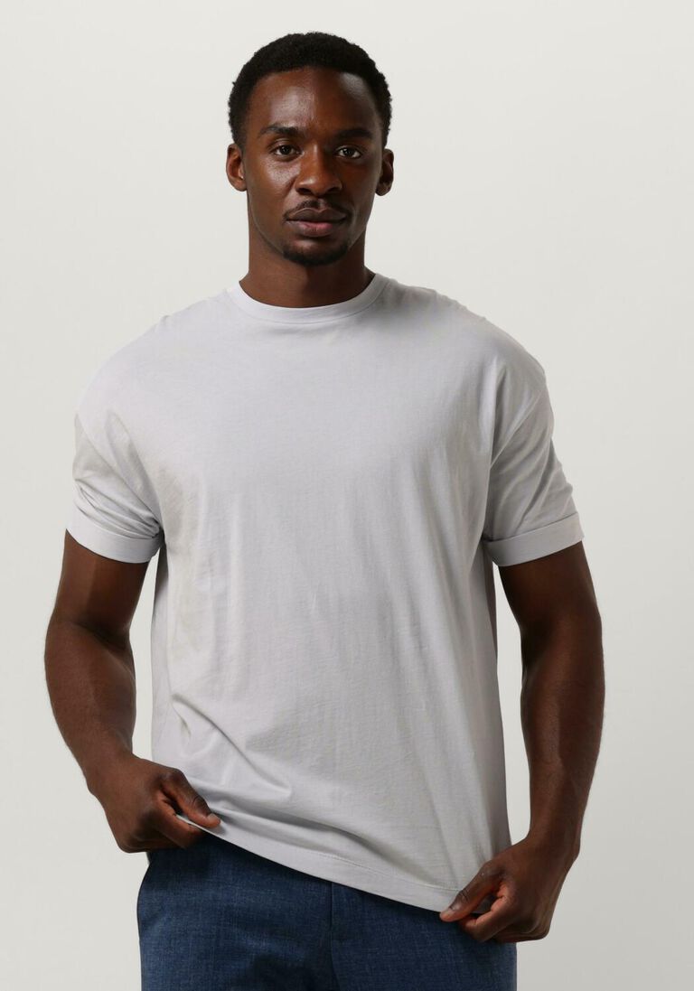 DRYKORN lichtblauwe drykorn t-shirt thilo 520003