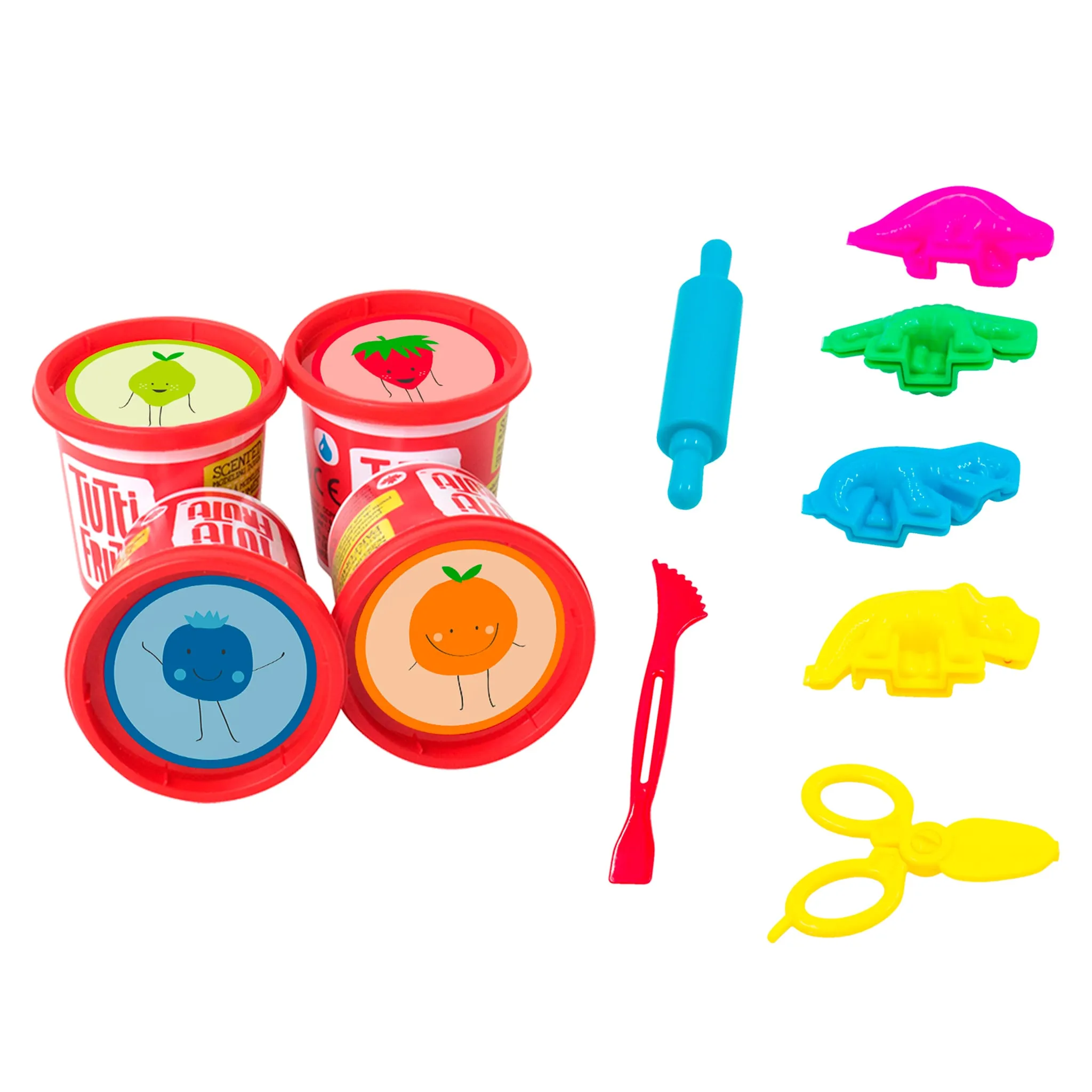 Tutti Frutti Ensemble Pâtes à Modeler - Dinosaures