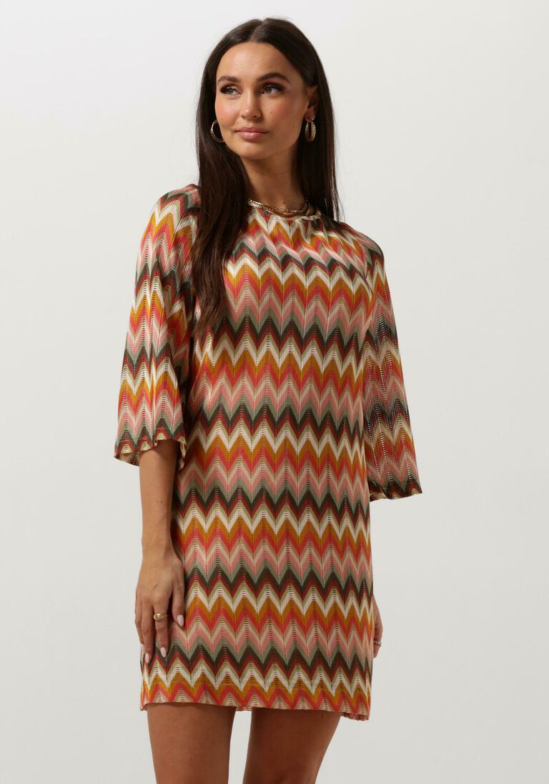 ANA ALCAZAR oranje ana alcazar mini jurk tunic dress