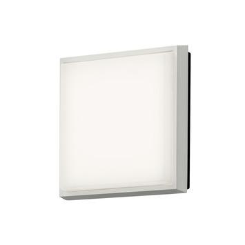 Konstsmide buitenlamp Cesena wit vierkant