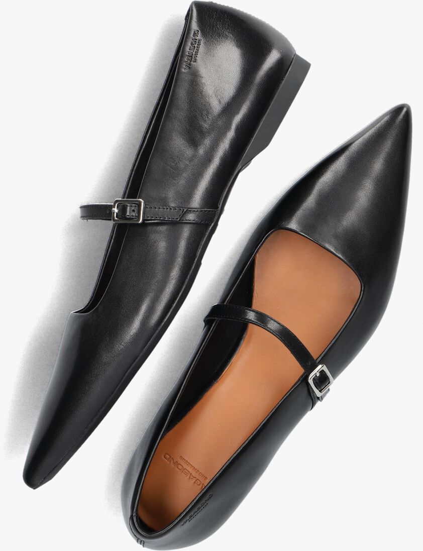 VAGABOND SHOEMAKERS zwarte vagabond shoemakers ballerina's hermine