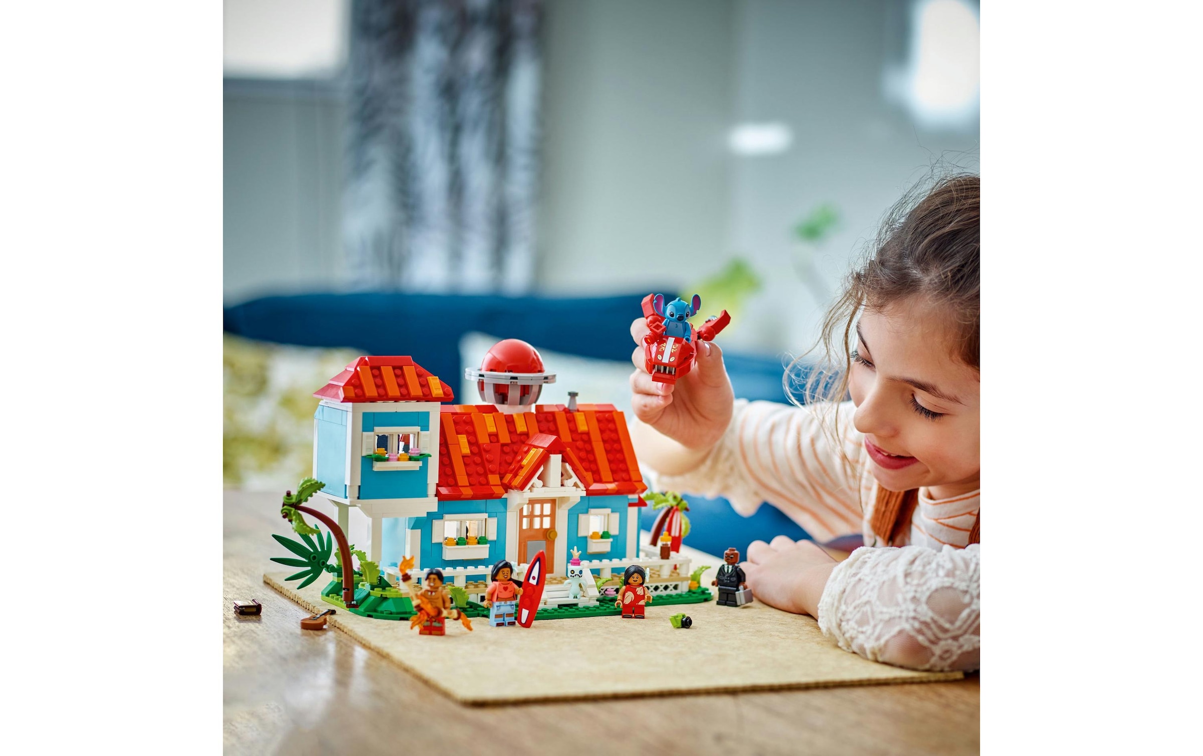 LEGO® Spielbausteine »Disney Das Strandhaus aus Lilo und Stitch 43268«