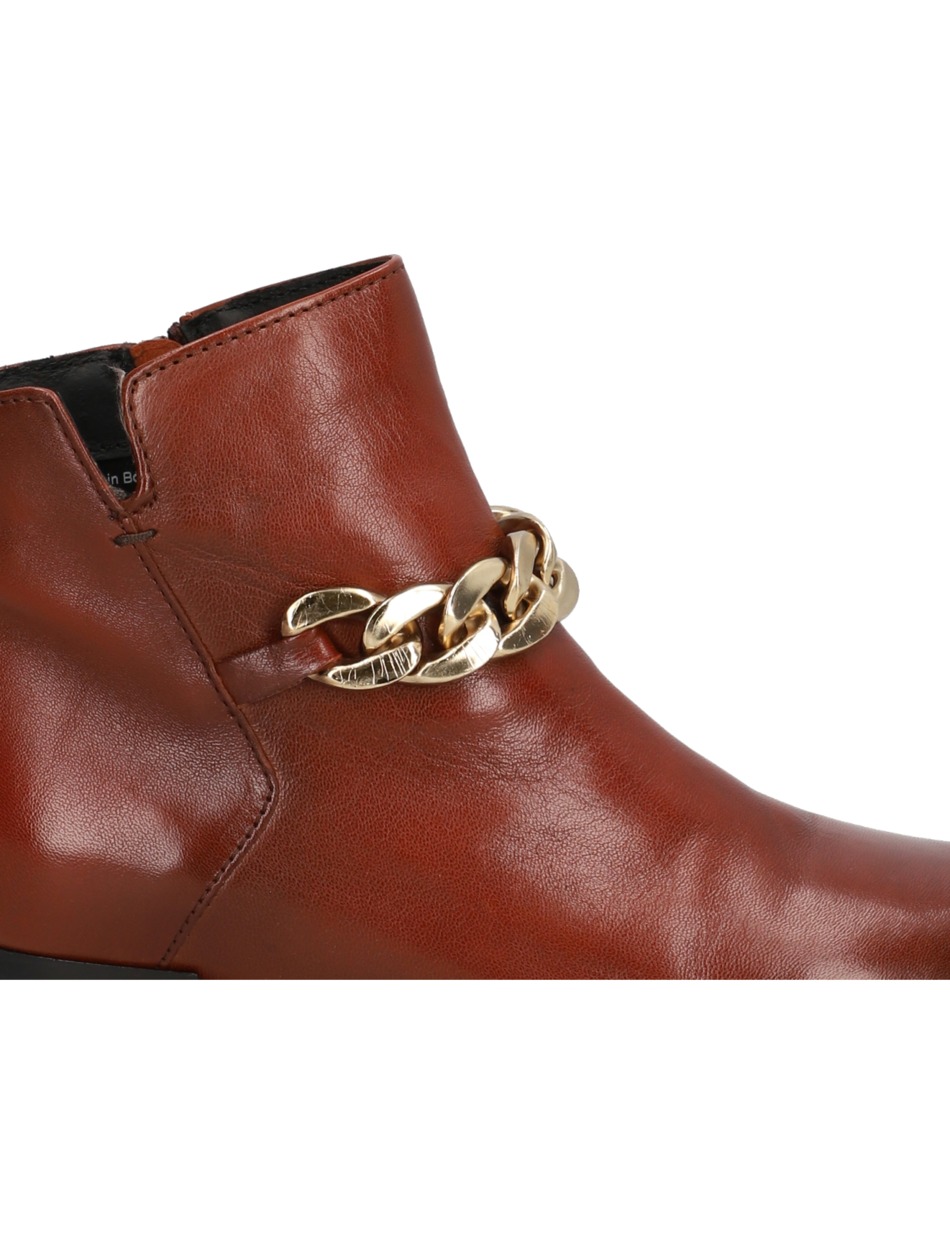 Glattleder Stiefelette