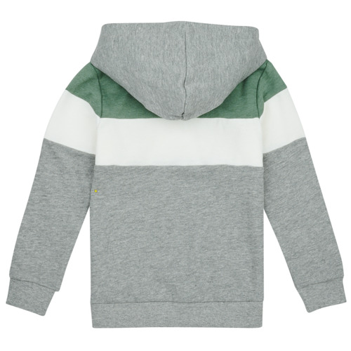Name it - NKMBERIK LS SWEAT - Gris / Blanc / Vert