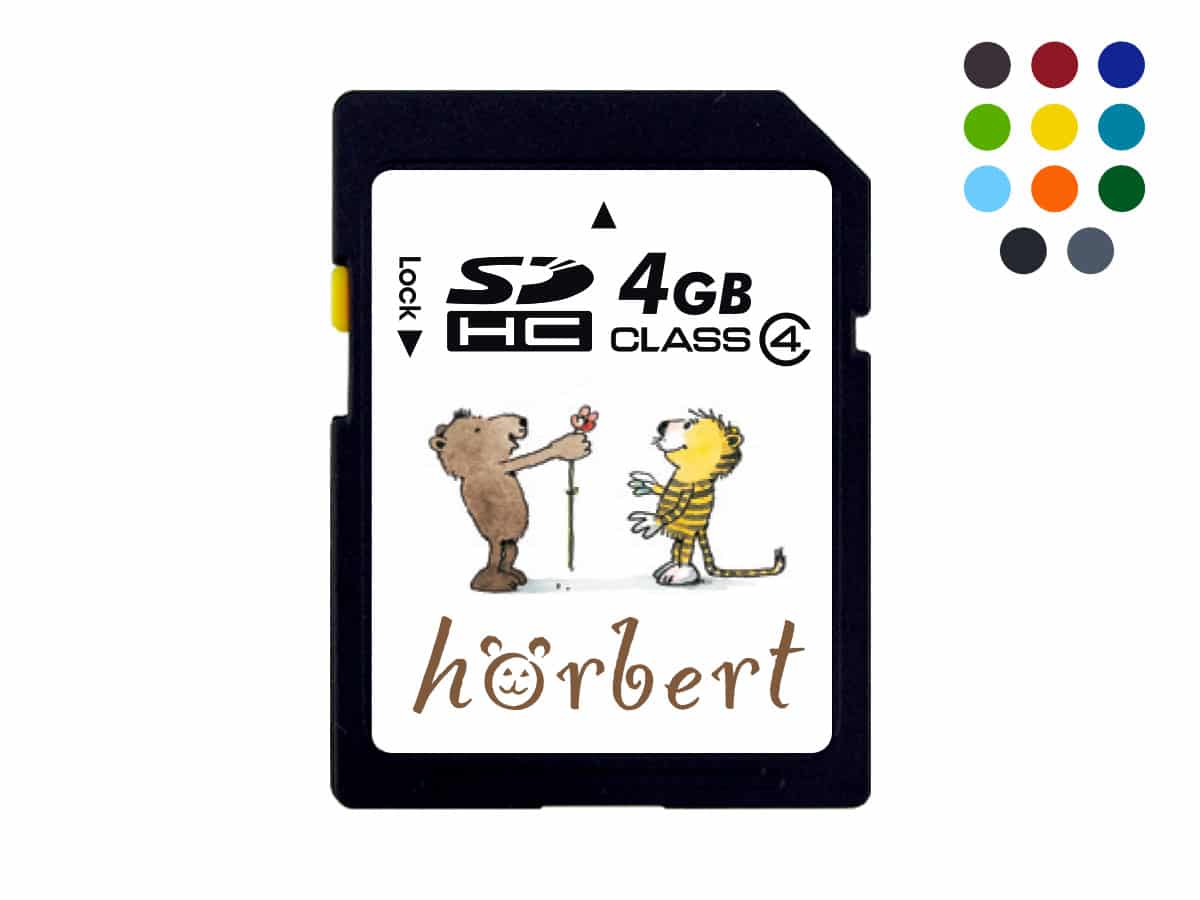 Speicherkarte für hörbert – JANOSCH