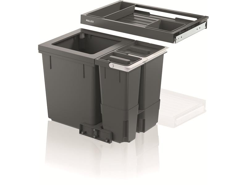 Müllex Abfallsystem X-LINE System X60 L5 Premium Organisierte Abfall Entsorgung