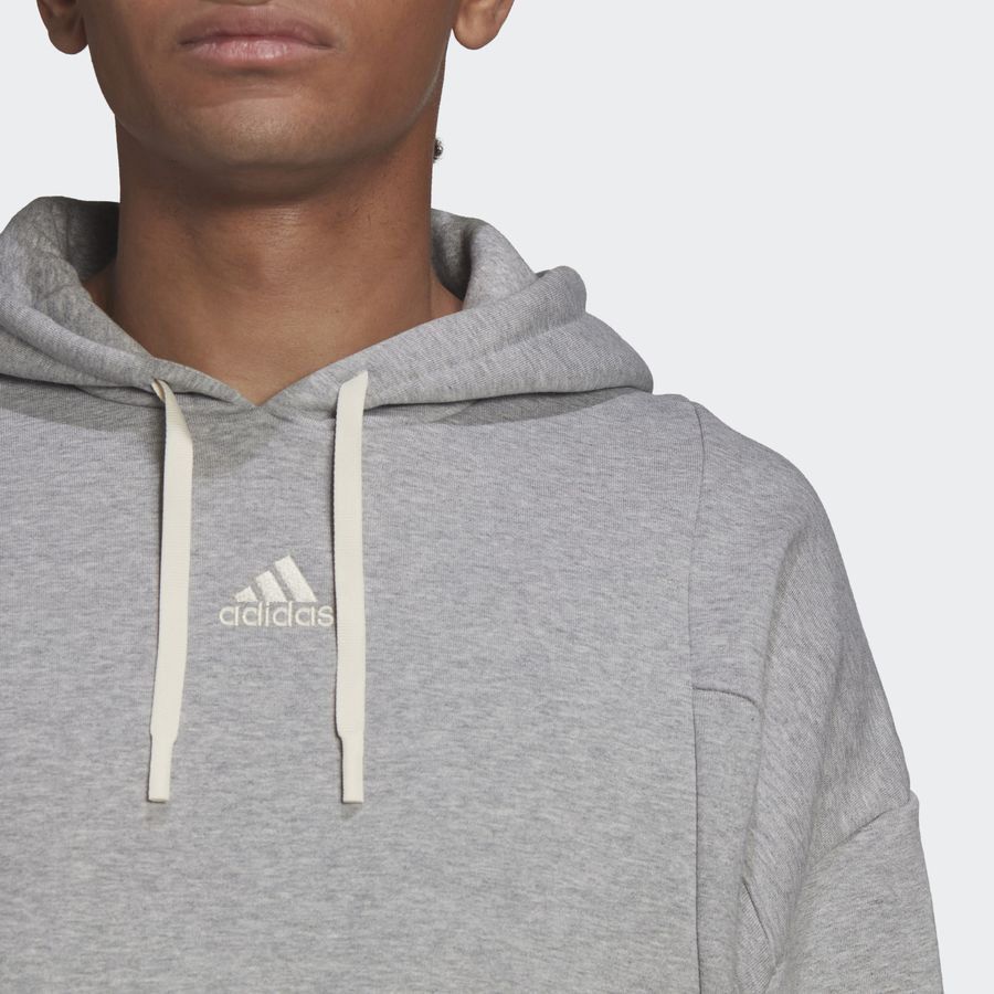 adidas Sweat à Capuche Studio Lounge Fleece - Gris