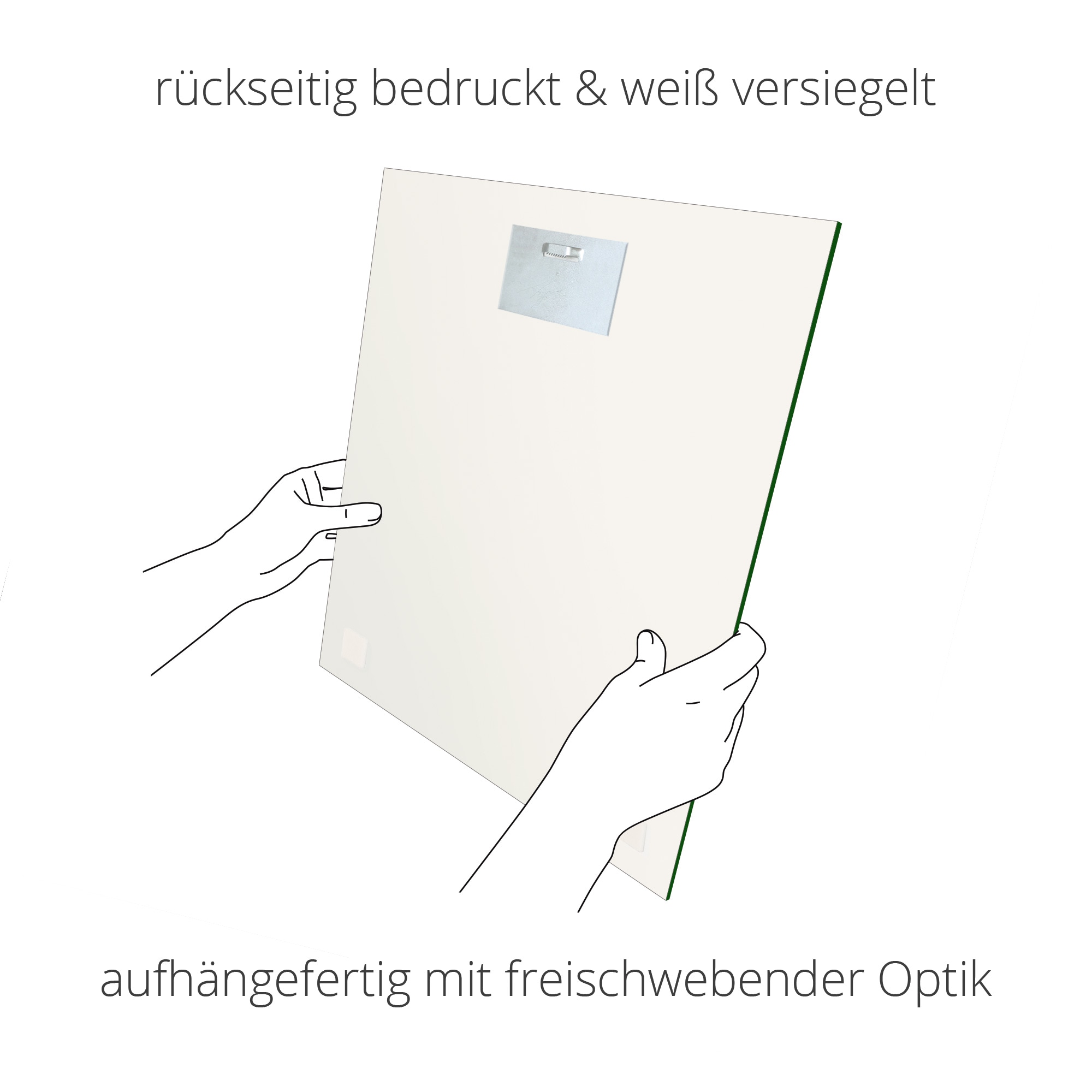 Artland Glasbild »Kleeblatt« Blätter 1 Stk. tlg. in verschiedenen Grössen
