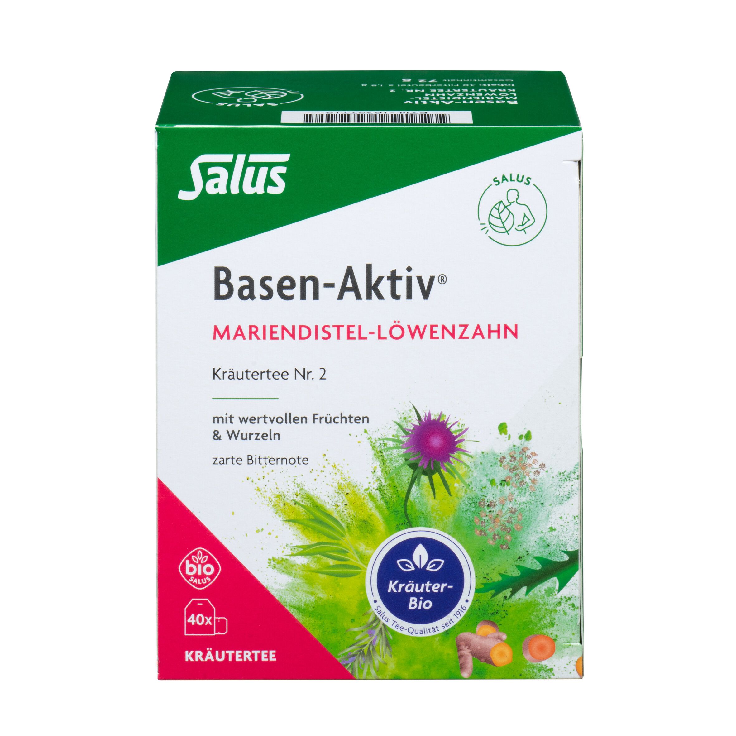 Salus® Basen-Aktiv® Kräutertee Nr. 2 Mariendistel-Löwenzahn