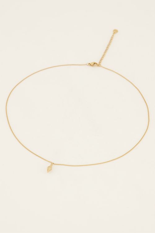 Souvenir ketting met spiraal schelp bedel