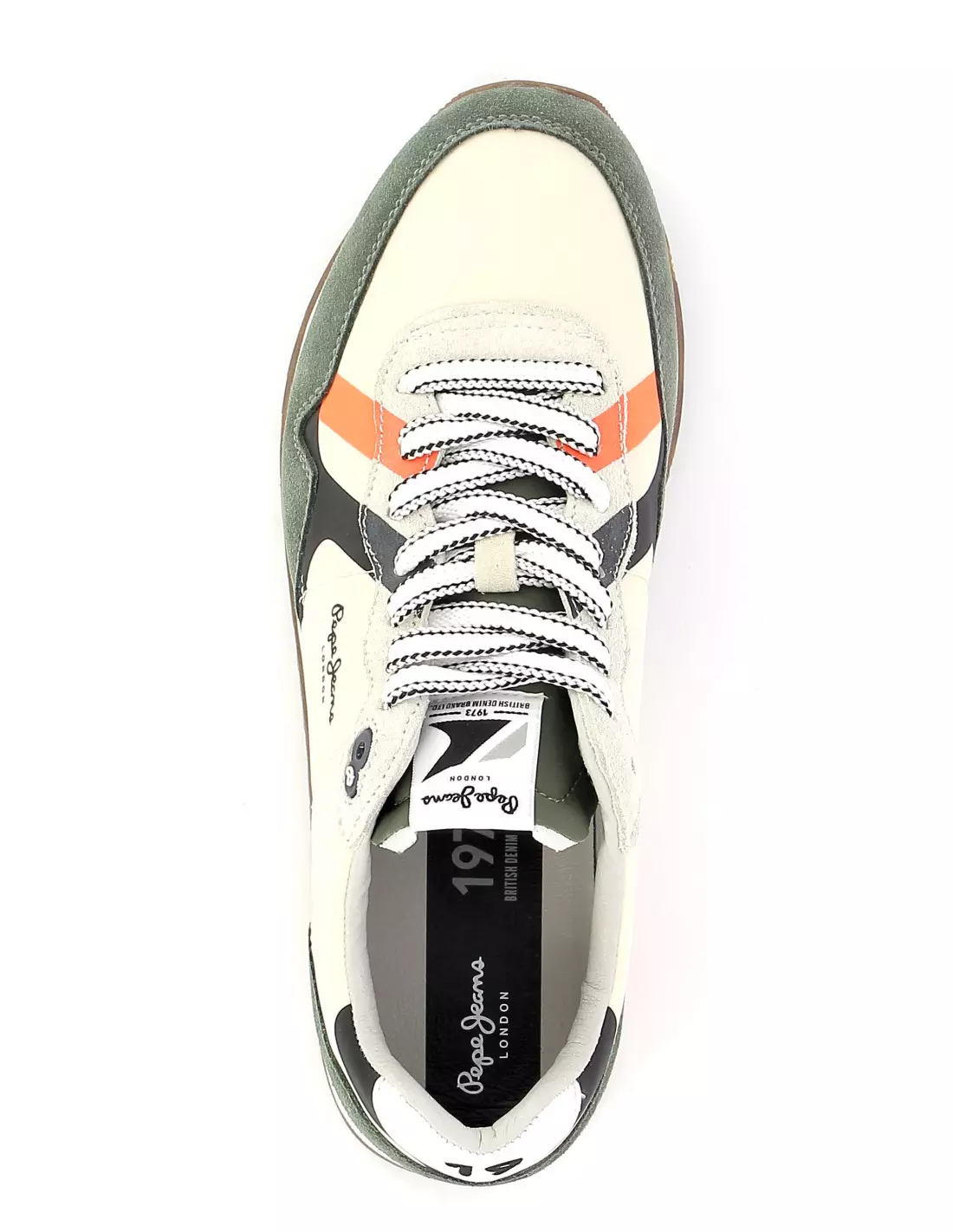 PEPE JEANS BRIT - Baskets KAKIBEIGE