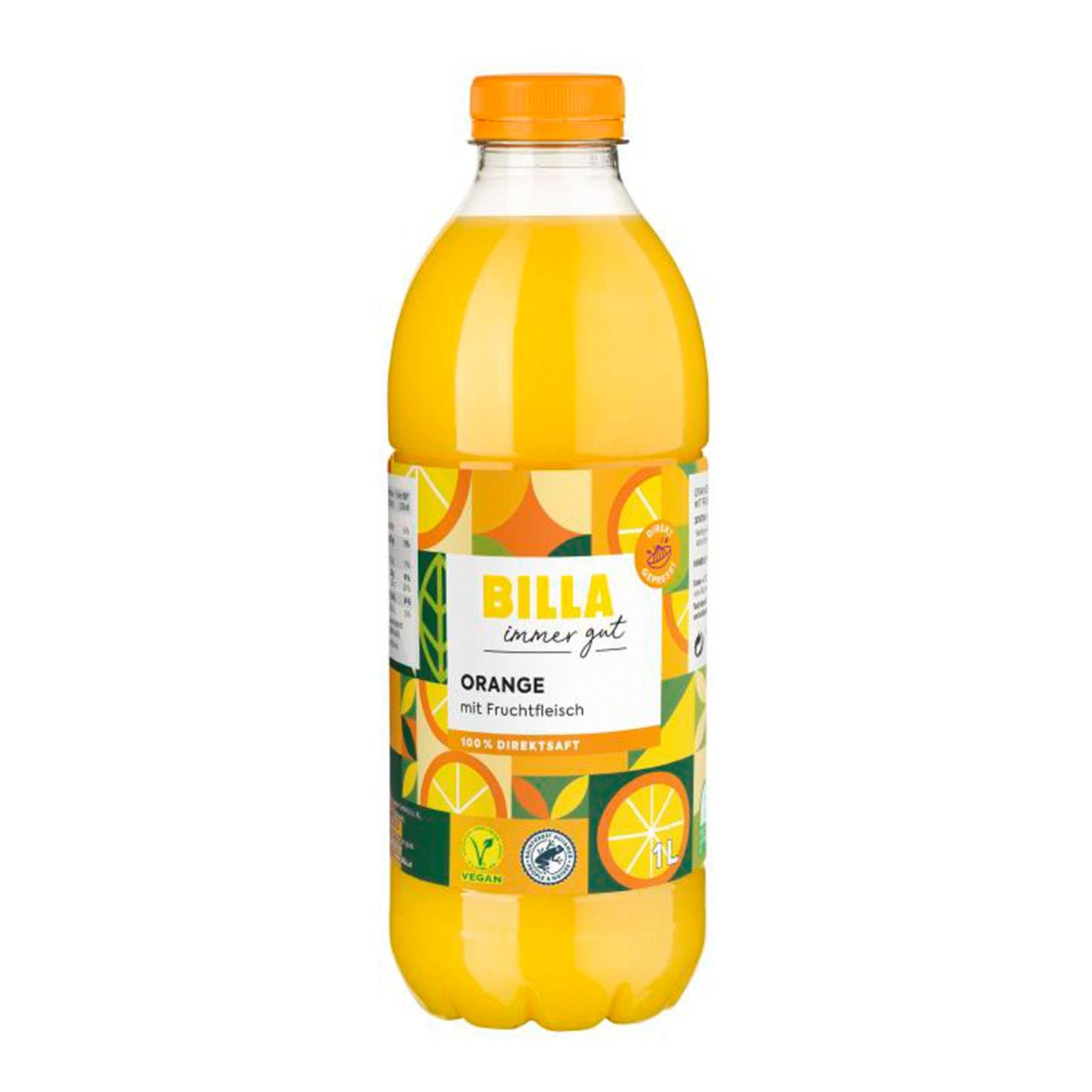 BILLA Orangensaft mit Fruchtfleisch