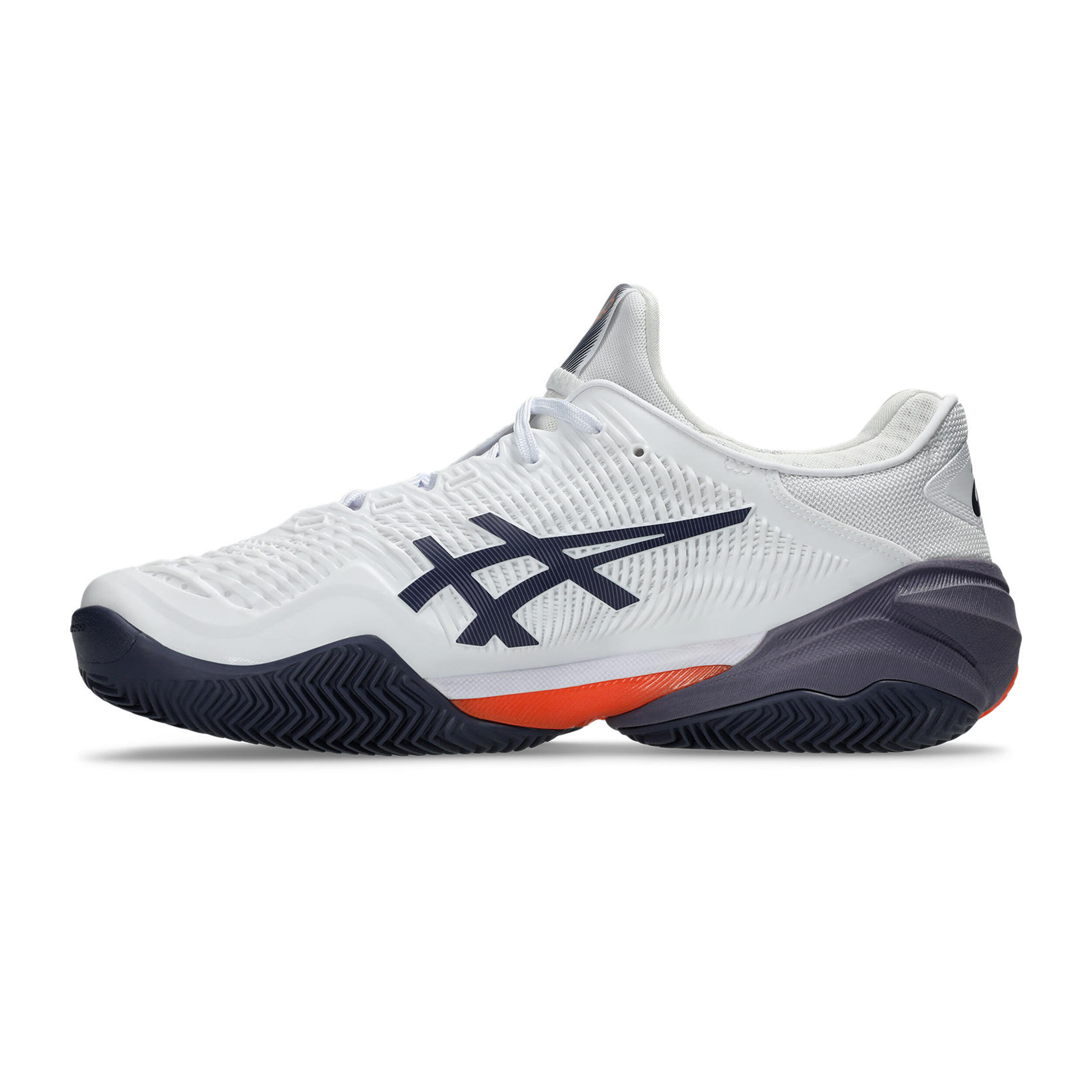 ASICS Court FF 3 Chaussure Terre Battue Hommes - Blanc , Bleu Foncé