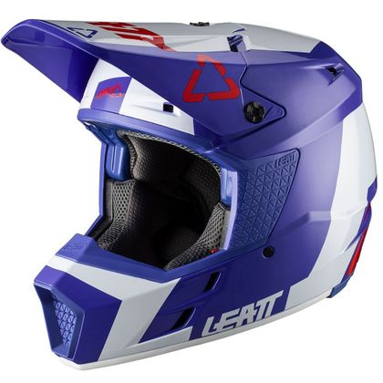 Casque cross Leatt GPX 3.5 - ROYAL V20.2 2023 - Bleu / Rouge