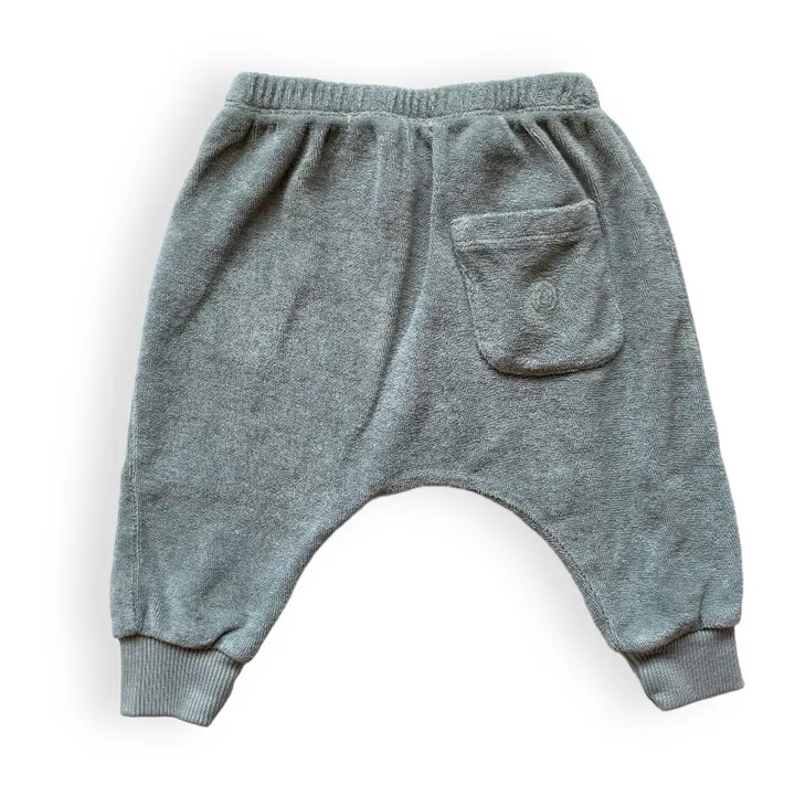 GOLD, Olalala Jogger Ties Eponge Coton Bio | Gris bleuté