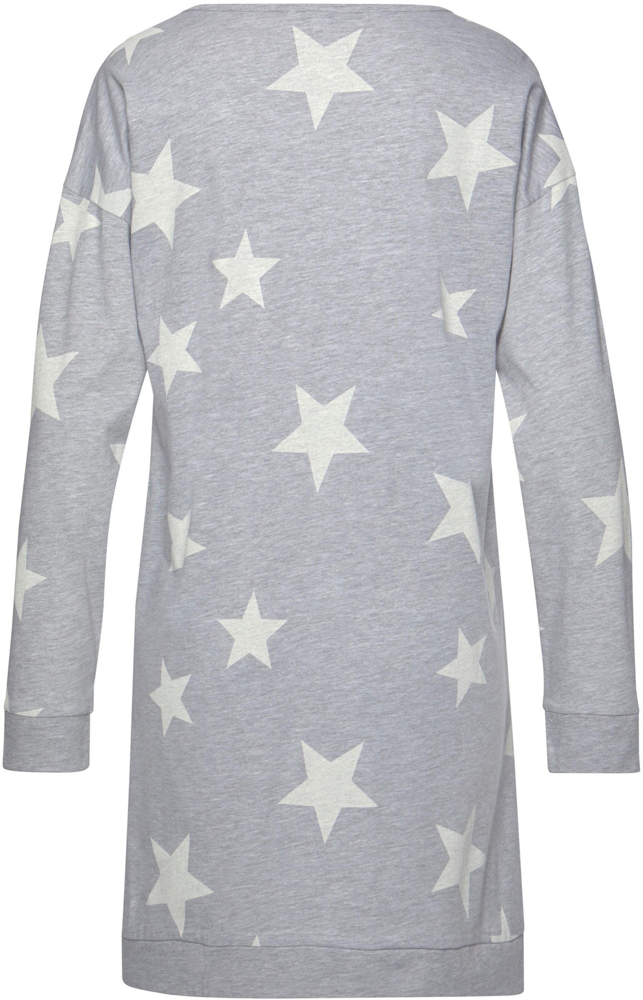 Arizona Nachthemd in grau-rosa