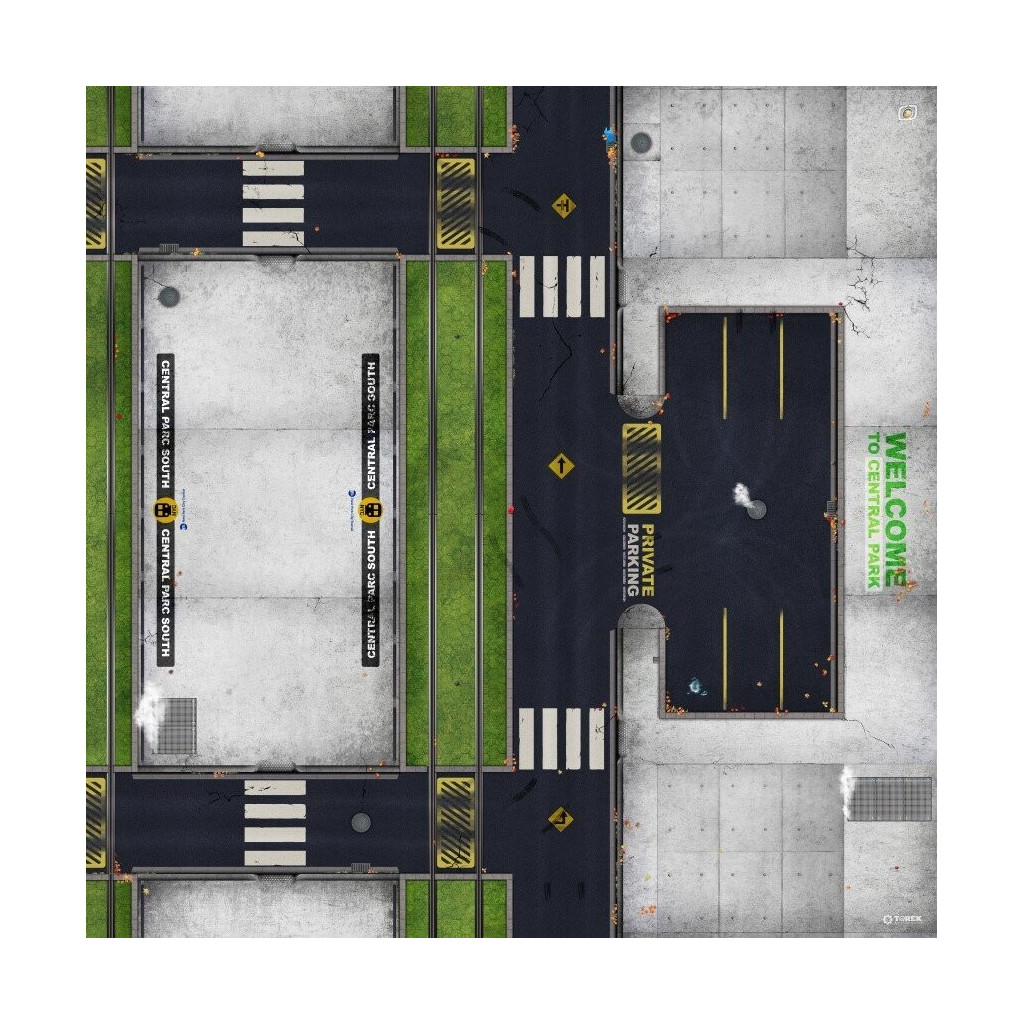 Battlemat Welcome to Central Park pour Marvel Crisis Protocol