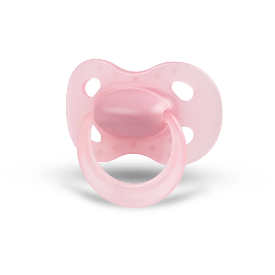 Medela Baby Schnuller Original 0-6 Monate DUO Signature 4 Stück in rosé