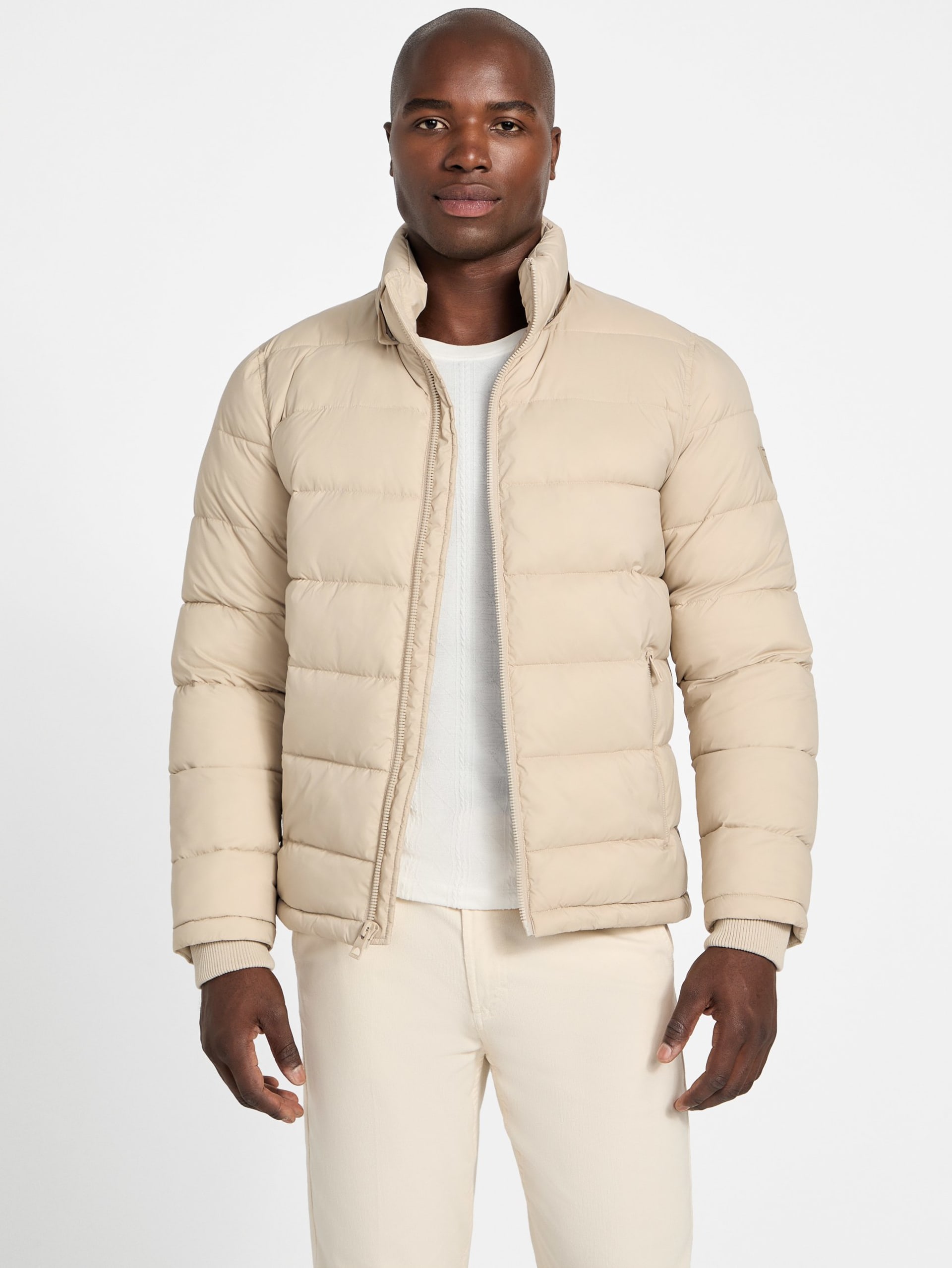 Jaqueta puffer de nylon fosco Glacier